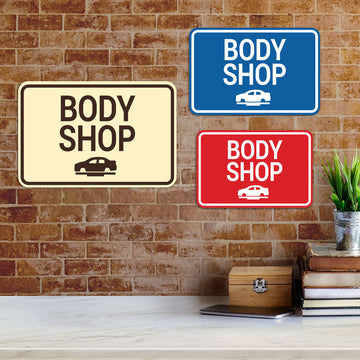 Signs ByLITA Classic Framed Body Shop Wall or Door Sign
